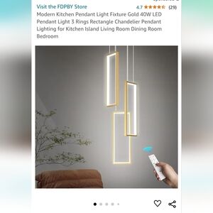 new gold chandelier